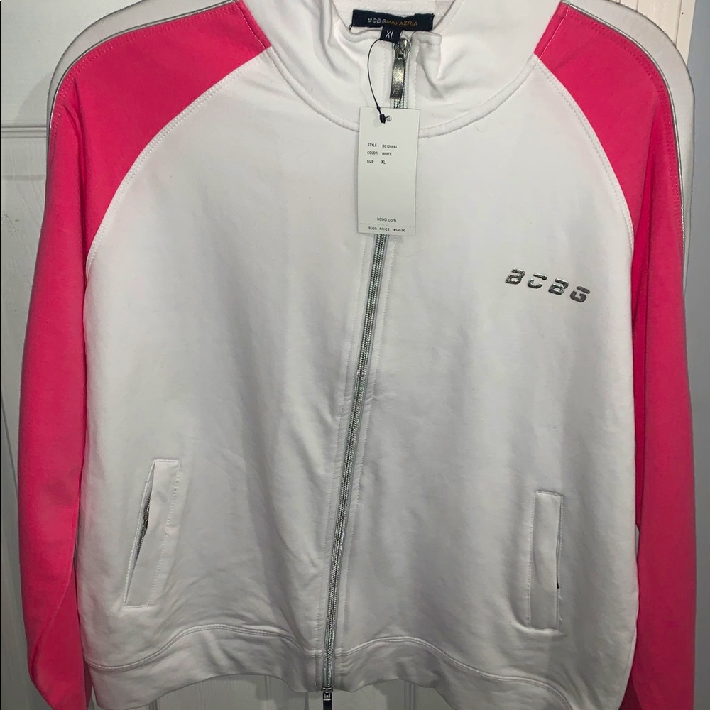 Bcbg Maxzria women’s zip up jacket XL brand new